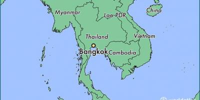 地図のバンコク国