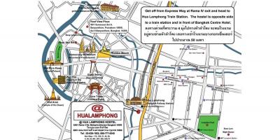 ホアlamphong鉄道駅の地図