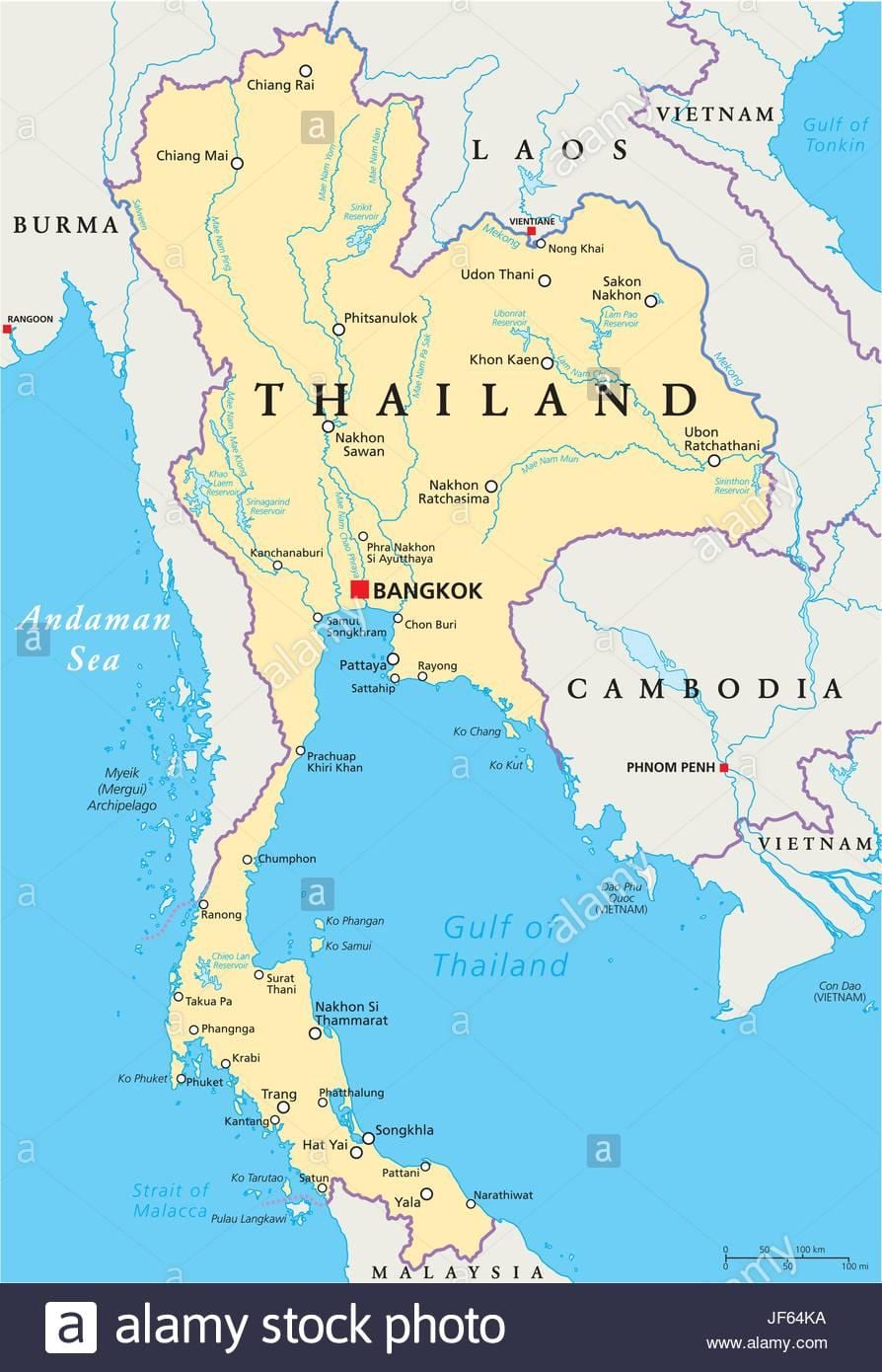 バンコクタイルの世界地図