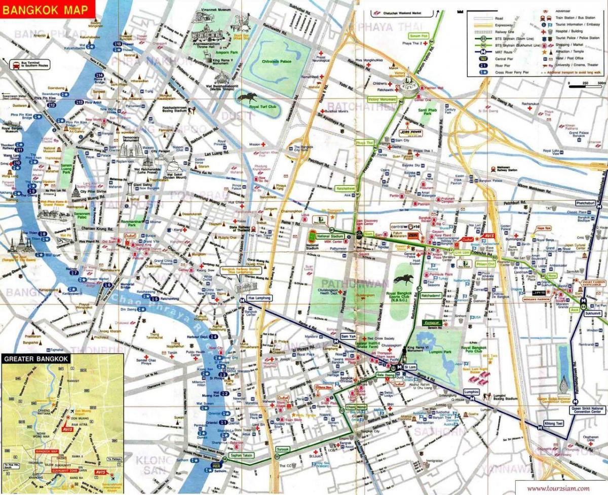 地図のマーチャント-バンカーズバンコク