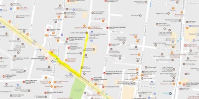 地図のスクンビットバンコク