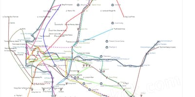 バス路線図はバンコク