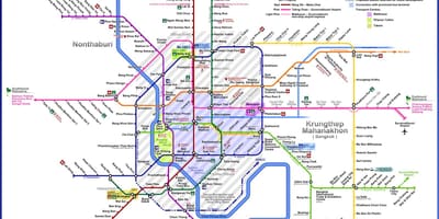 バンコクバス路線図