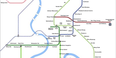 Mrt地図タイのバンコク