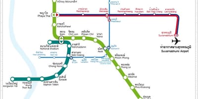 Btsバンコク地図2016年