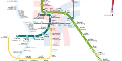 タイバンコクbts地図