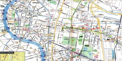 バンコク観光マップenglish